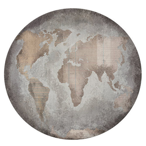 Kaisercraft - Documented Collection - 12 x 12 Die Cut Paper - Globe