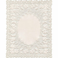 Kaisercraft - Miss Betty Collection - Die Cut Paper - Embroidered Doily