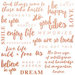 Kaisercraft - Misty Mountains Collection - 12 x 12 Paper with Foil Accents - Be You Quotes