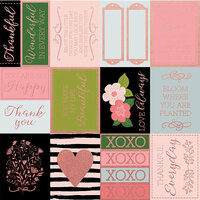 Kaisercraft - Full Bloom Collection - 12 x 12 Paper with Foil Accents - Blooming