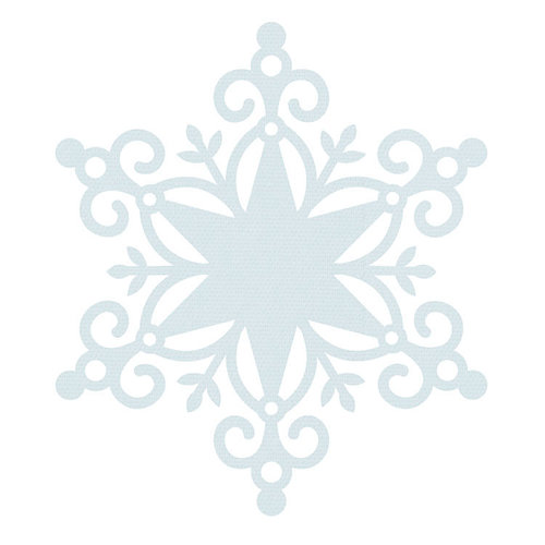 Kaisercraft - Wonderland Collection - Christmas - 12 x 12 Die Cut Paper - Snowflake