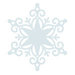 Kaisercraft - Wonderland Collection - Christmas - 12 x 12 Die Cut Paper - Snowflake