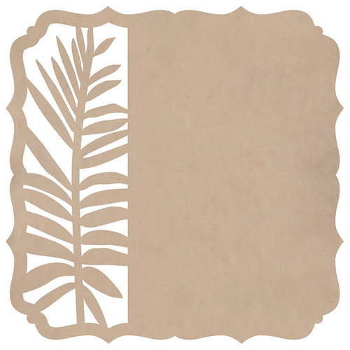 Kaisercraft - Whisper Collection - 12 x 12 Die Cut Paper - Fern Bracket