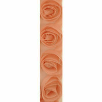 Kaisercraft - Ribbon - Roses - Peach