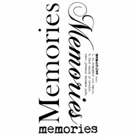 Kaisercraft - Rub Ons - Word - Memories