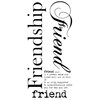 Kaisercraft - Rub Ons - Word - Friendship