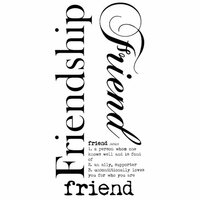 Kaisercraft - Rub Ons - Word - Friendship