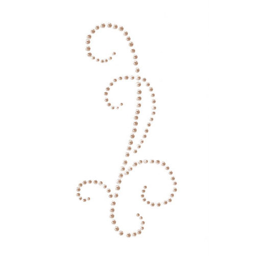 Kaisercraft - Rhinestone Flourishes - Bling - Elegant - Champagne