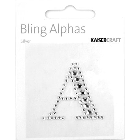 Kaisercraft - Bling Alphas Collection - Self Adhesive Monogram - Letter A