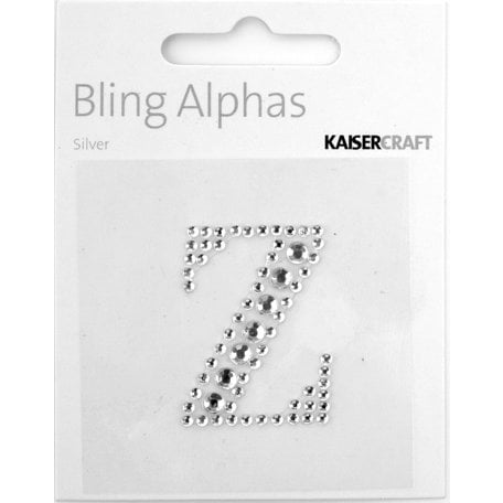 Kaisercraft - Bling Alphas Collection - Self Adhesive Monogram - Letter Z