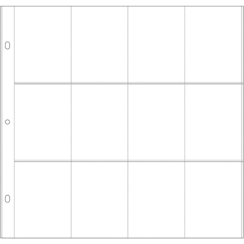 Kaisercraft - 12 x 12 Multi Pocket Page Protectors - Twelve 3 x 4 Inch Photo Sleeves - 10 Pack