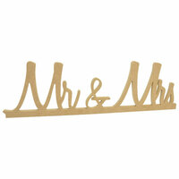 Kaisercraft - Beyond the Page Collection - Mr and Mrs Standing Word
