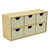 Kaisercraft - Beyond the Page Collection - 6 Drawer Wide Unit