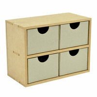 Kaisercraft - Beyond the Page Collection - 4 Square Drawers