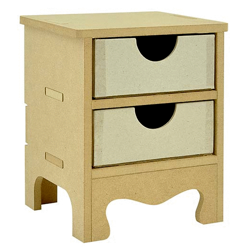 Kaisercraft - Beyond The Page Collection - 2 Drawer Mini Dresser 
