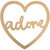 Kaisercraft - Beyond the Page Collection - Script Heart - Adore