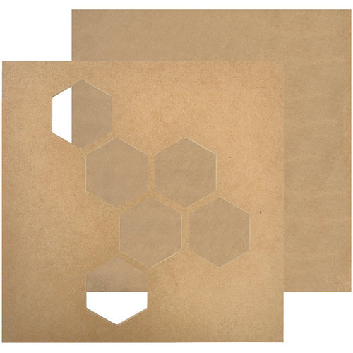 Kaisercraft - Beyond the Page Collection - Wall Art - Geo Hex