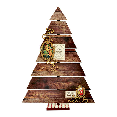 Kaisercraft - Beyond the Page Collection - Christmas - Wood Panel Tree
