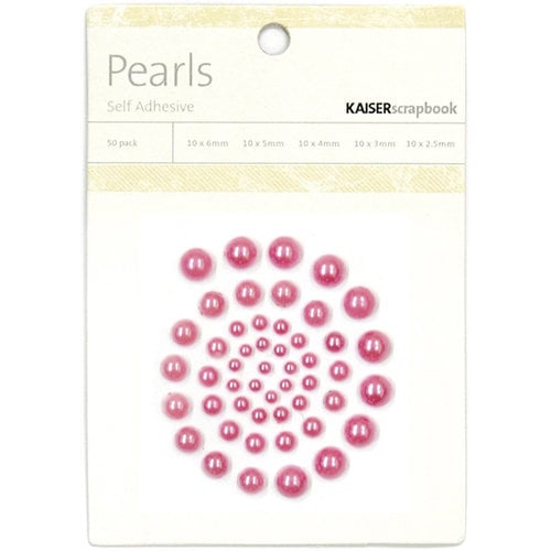 Kaisercraft - Pearls - Hot Pink