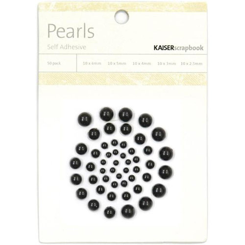 Kaisercraft - Pearls - Black