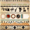 Kaisercraft - Velvet Ensemble Collection - 12 x 12 Sticker Sheet