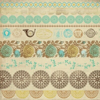 Kaisercraft - Madame Boutique Collection - 12 x 12 Sticker Sheet - Antiques