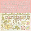 Kaisercraft - Lil' Primrose Collection - 12 x 12 Sticker Sheet - Diva