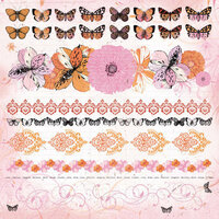 Kaisercraft - Tigerlilly Collection - 12 x 12 Sticker Sheet