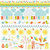 Kaisercraft - Fine and Sunny Collection - 12 x 12 Sticker Sheet - Sunshine