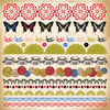 Kaisercraft - Miss Match Collection - 12 x 12 Sticker Sheet