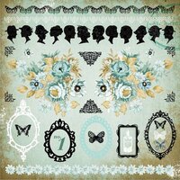 Kaisercraft - 75 Cents Collection - 12 x 12 Sticker Sheet