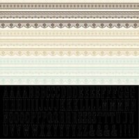 Kaisercraft - On This Day Collection - 12 x 12 Sticker Sheet - Lace