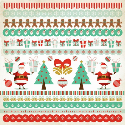 Kaisercraft - Gingerbread Collection - 12 x 12 Sticker Sheet