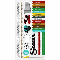 Kaisercraft - Game On Collection - Sticker Sheet - Soccer