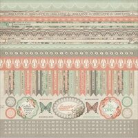 Kaisercraft - Rustic Harmony Collection - 12 x 12 Sticker Sheet