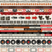 Kaisercraft - On Stage Collection - 12 x 12 Sticker Sheet