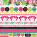 Kaisercraft - Say Aloha Collection - 12 x 12 Sticker Sheet