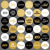 Kaisercraft - A Touch of Gold Collection - 12 x 12 Sticker Sheet