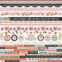 Kaisercraft - True Love Collection - 12 x 12 Sticker Sheet