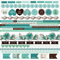 Kaisercraft - Sea Breeze Collection - 12 x 12 Sticker Sheet