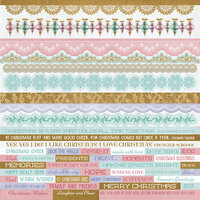 Kaisercraft - Christmas Wishes Collection - 12 x 12 Sticker Sheet