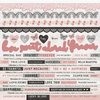 Kaisercraft - P.S. I Love You Collection - 12 x 12 Sticker Sheet