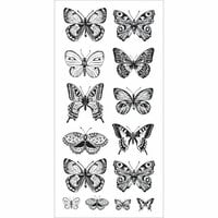 Kaisercraft - Clear Stickers - Butterflies
