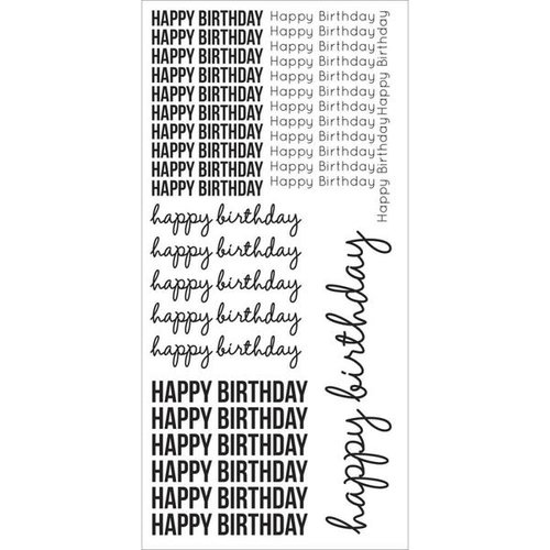 Kaisercraft - Clear Stickers - Happy Birthday