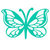 Kaisercraft - Stencils Template - Butterfly