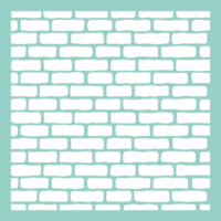 Kaisercraft - 12 x 12 Stencils Template - Bricks