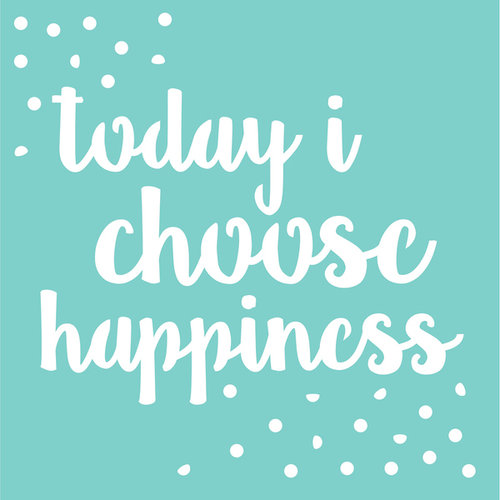 Kaisercraft - 12 x 12 Stencils Template - Happiness Quote