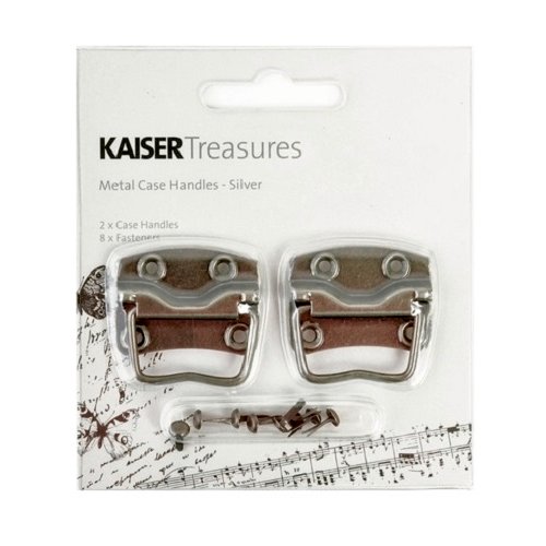 Kaisercraft - Kaisertreasures - Metal Case Handles - Silver