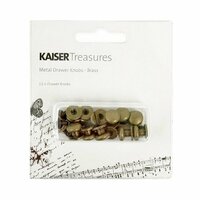 Kaisercraft - Kaisertreasures - Metal Drawer Knobs - Brass