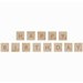 Kaisercraft - Flourishes - Square Wooden Letters - Birthday